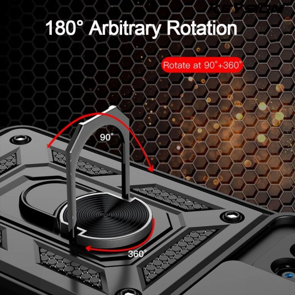 Xiaomi Redmi Note 11 Kılıf Pars Lens Yüzüklü Silikon Kılıf - 5