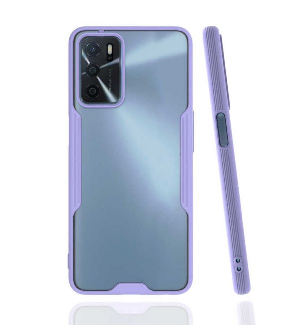Oppo A16 Kılıf Platin Kamera Korumalı Silikon Kılıf - 9