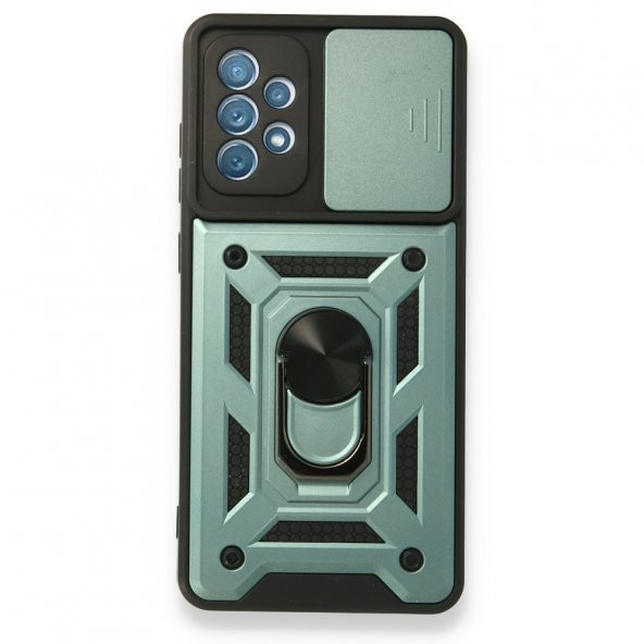 Samsung Galaxy A72 Kılıf Pars Lens Yüzüklü Silikon Kılıf - 2