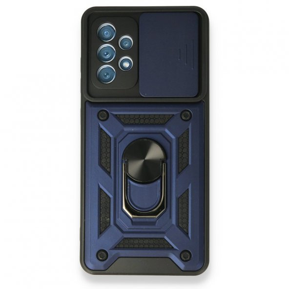 Samsung Galaxy A72 Kılıf Pars Lens Yüzüklü Silikon Kılıf - 3