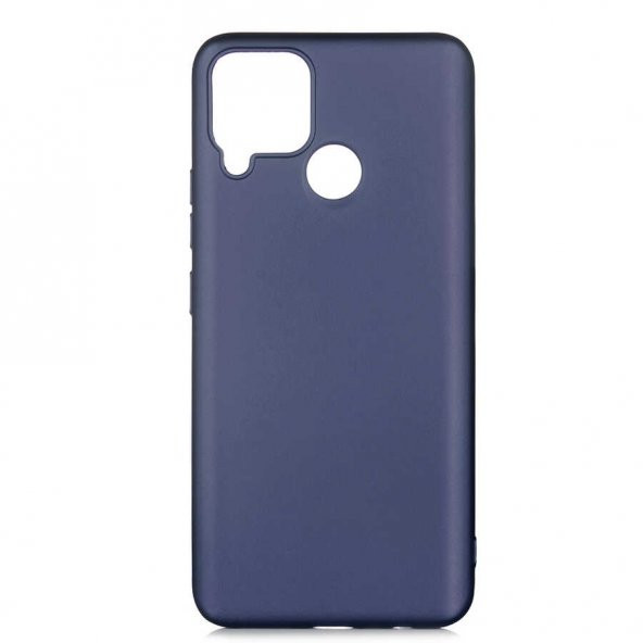 Realme C15 Kılıf Premium Rubber Renkli Silikon Kılıf - 6