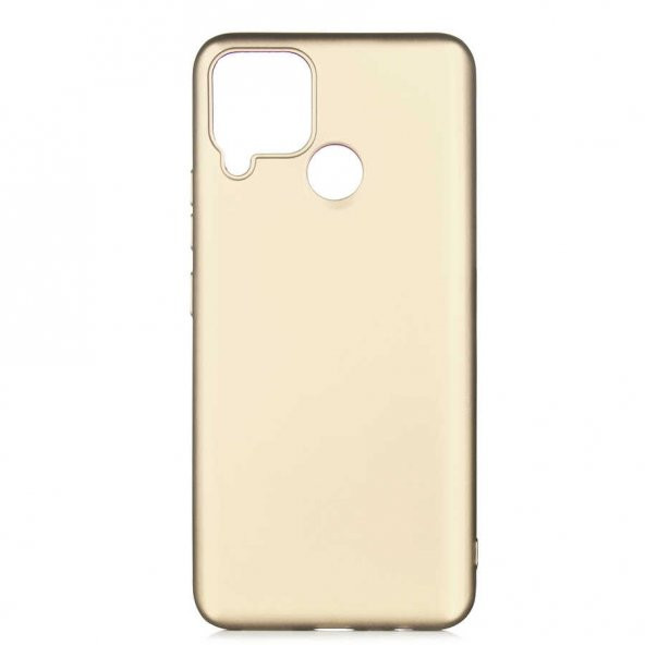 Realme C15 Kılıf Premium Rubber Renkli Silikon Kılıf - 8