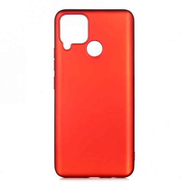 Realme C15 Kılıf Premium Rubber Renkli Silikon Kılıf - 10