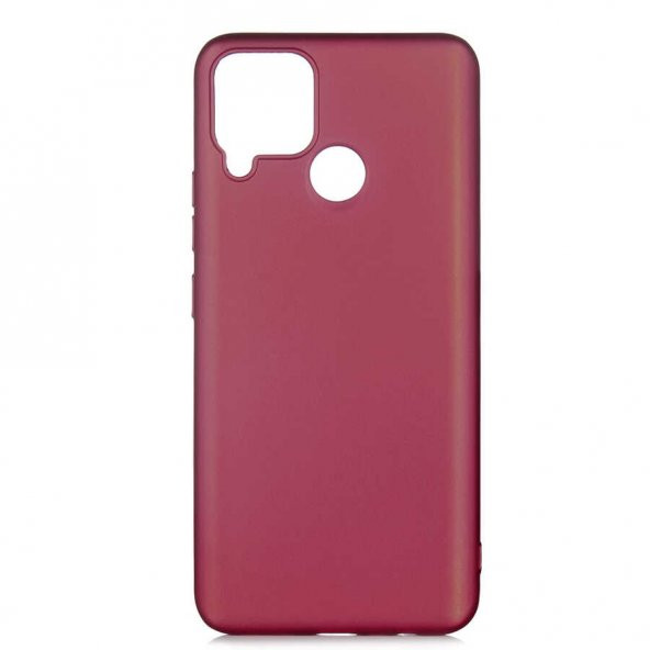 Realme C15 Kılıf Premium Rubber Renkli Silikon Kılıf - 5