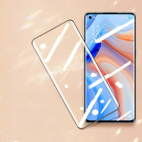 Oppo Reno 4 Pro Full Kaplayan Polymer Nano Ekran Koruyucu - 3