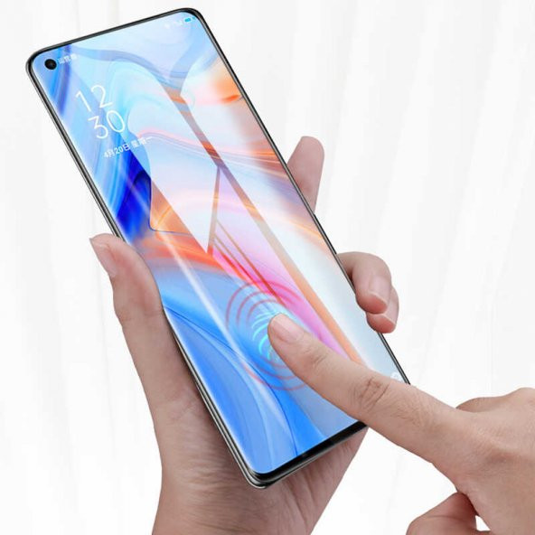Oppo Reno 4 Pro Full Kaplayan Polymer Nano Ekran Koruyucu - 2