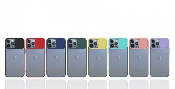 iPhone 13 Pro Max Kılıf Palm Buzlu Kamera Korumalı Silikon Kılıf - 3