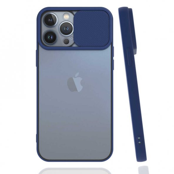 iPhone 13 Pro Max Kılıf Palm Buzlu Kamera Korumalı Silikon Kılıf - 5