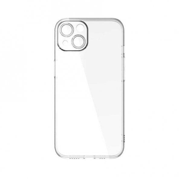 iPhone 13 Mini Kılıf Lüx Kamera Korumalı Şeffaf Silikon Kılıf - 5