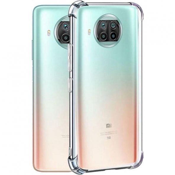 Xiaomi Redmi Note 9 Pro 5G Kılıf Olex TPU Antishock Şeffaf Kılıf