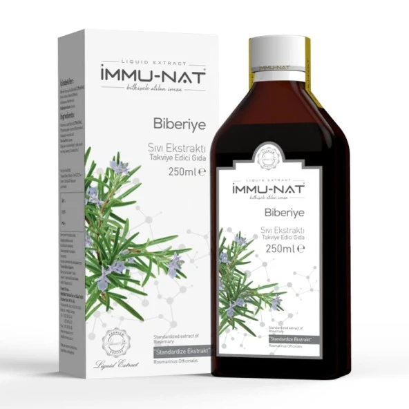 İmmunat Biberiye Ekstraktı 250 ml x 3 Kutu ürün görseli