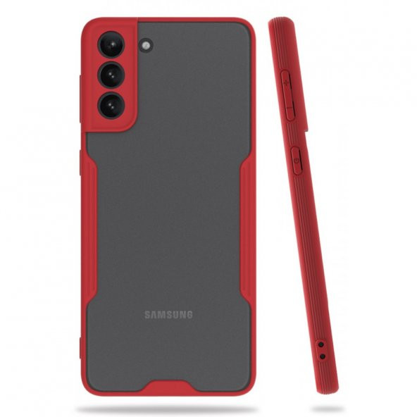 Samsung Galaxy S21 Plus Kılıf Platin Kamera Koruma Silikon Kılıf - 3