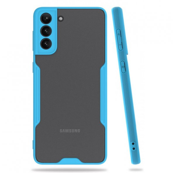 Samsung Galaxy S21 Plus Kılıf Platin Kamera Koruma Silikon Kılıf - 5