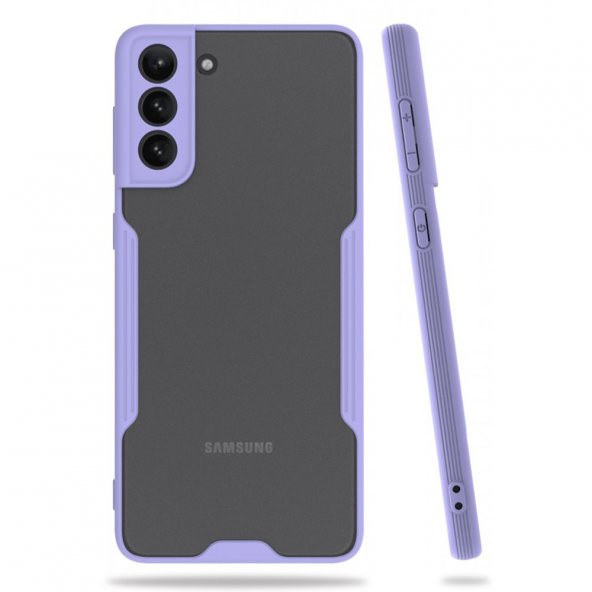 Samsung Galaxy S21 Plus Kılıf Platin Kamera Koruma Silikon Kılıf - 6