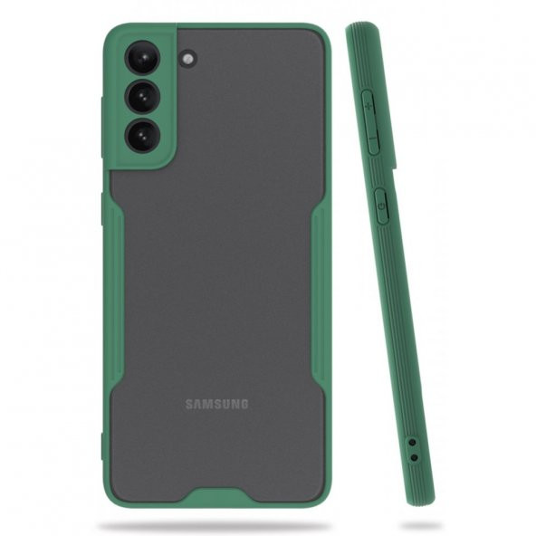 Samsung Galaxy S21 Plus Kılıf Platin Kamera Koruma Silikon Kılıf - 7