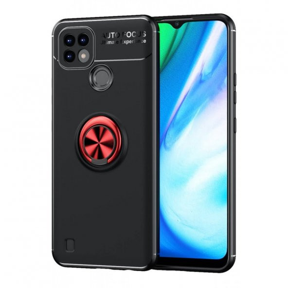 Realme C21 Kılıf Range Yüzüklü Kamera Korumalı Kılıf - 8