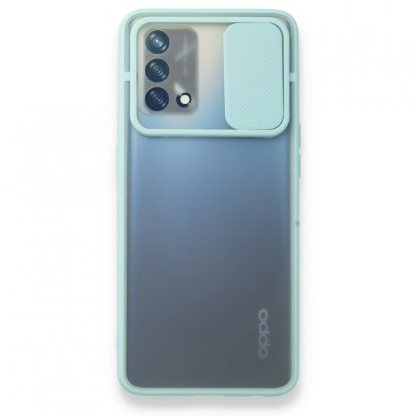 Oppo A74 4G Kılıf Palm Buzlu Kamera Korumalı Silikon Kılıf - 9