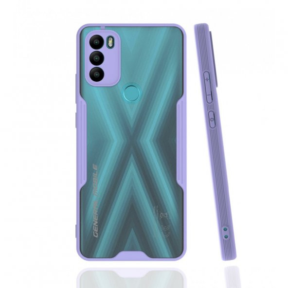 General Mobile GM 21 Plus Kılıf Platin Renkli Şık Silikon Kılıf - 6