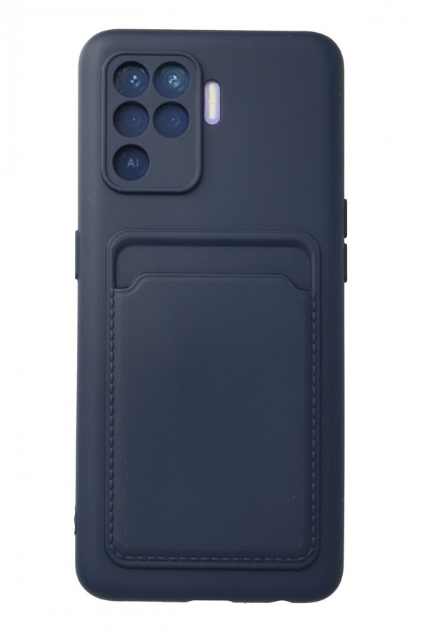 Oppo Reno 5 Lite Kılıf Kelvin Kartvizitli Şık Silikon Kılıf - 3