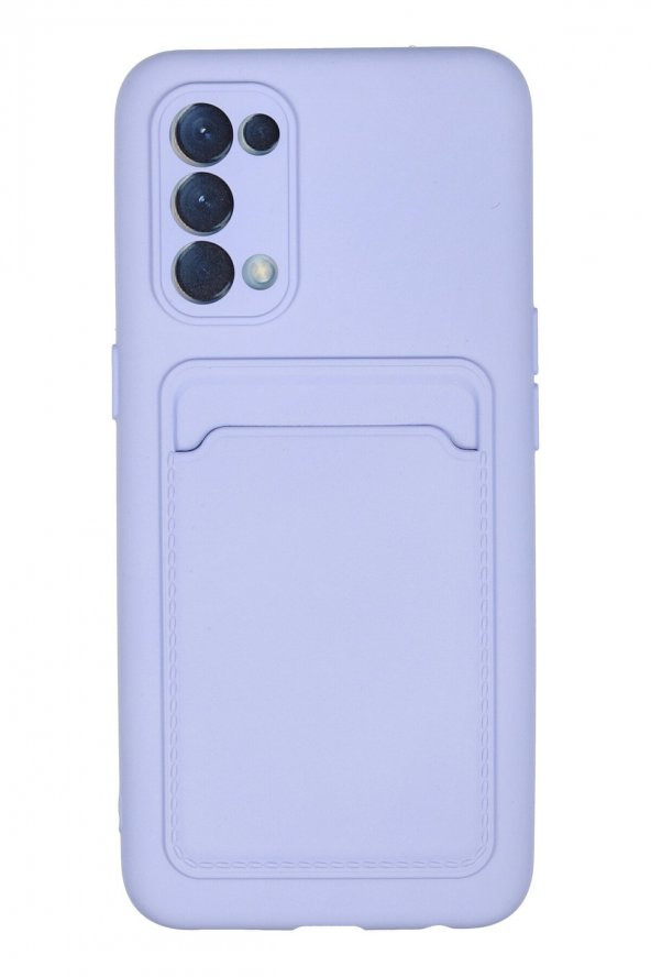 Oppo Reno 5 Kılıf Kelvin Kartvizitli Şık Silikon Kılıf - 2