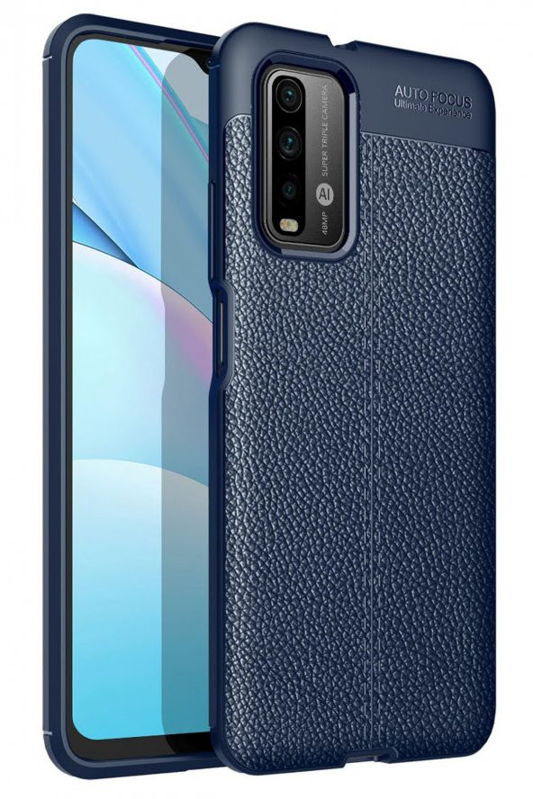 Xiaomi Redmi 9T Kılıf Focus Derili Silikon Kılıf - 1