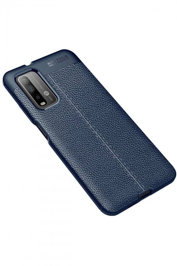 Xiaomi Redmi 9T Kılıf Focus Derili Silikon Kılıf - 2