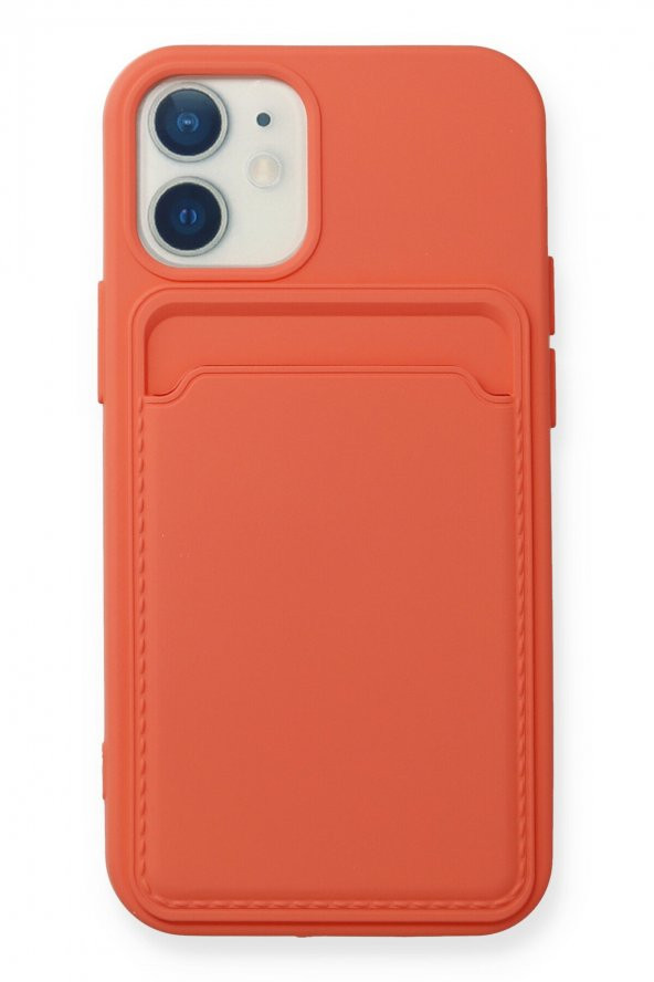 iPhone 12 Mini Kılıf Kelvin Kartvizitli Şık Silikon Kılıf - 2