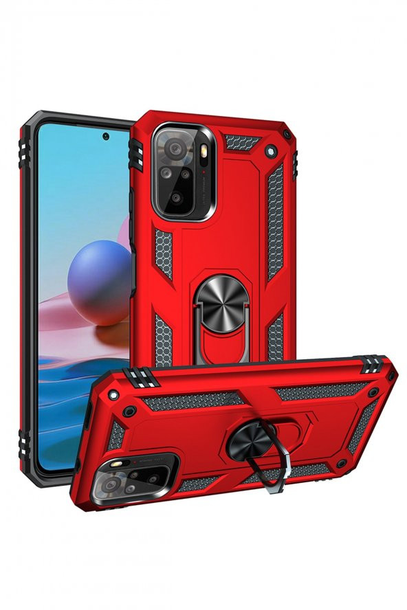 Xiaomi Redmi Note 10S Kılıf Sofya Yüzüklü Silikon Kılıf - 4