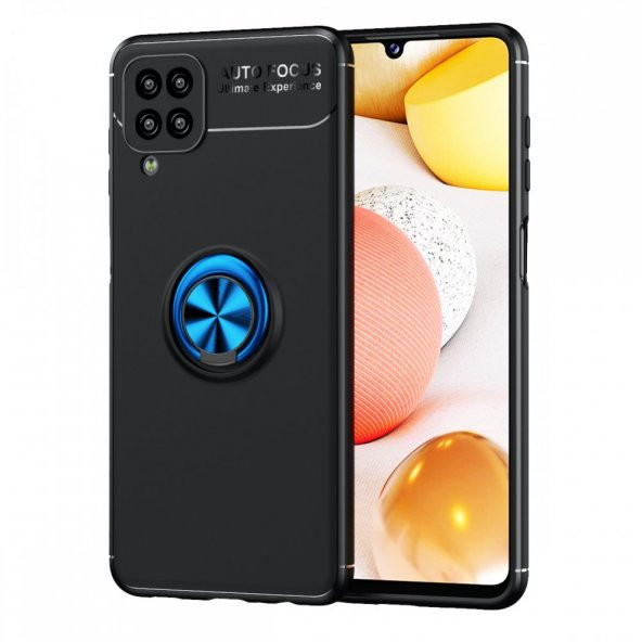 Samsung A12 Kılıf Range Yüzüklü Kamera Korumalı Kılıf - 8