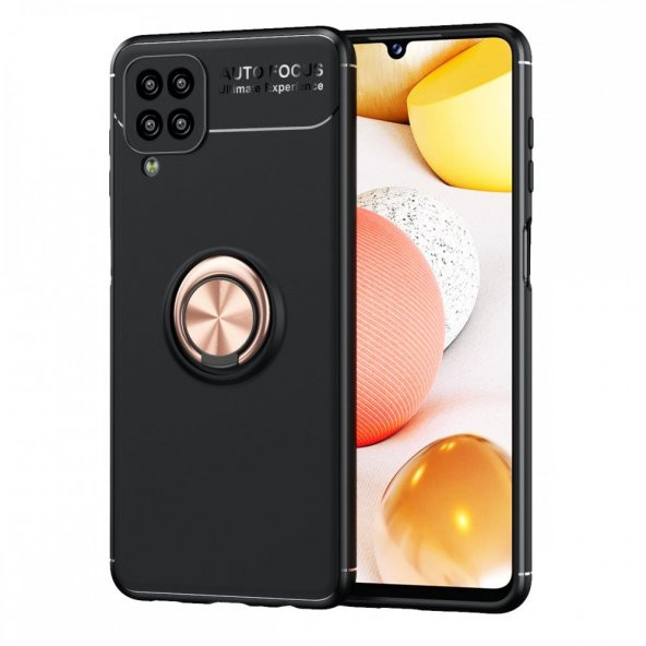 Samsung A12 Kılıf Range Yüzüklü Kamera Korumalı Kılıf - 9