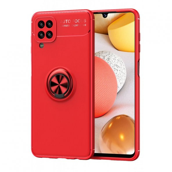 Samsung A12 Kılıf Range Yüzüklü Kamera Korumalı Kılıf - 7