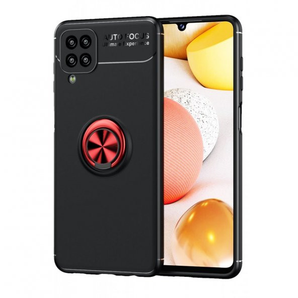 Samsung A12 Kılıf Range Yüzüklü Kamera Korumalı Kılıf - 10