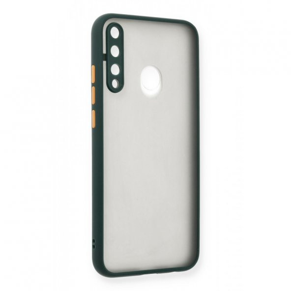 Huawei P40 Lite E Kılıf Arkası Buzlu Montreal Silikon Kapak - 8