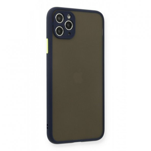 Apple iPhone 11 Pro Max Kılıf Arkası Buzlu Montreal Silikon Kapak - 3