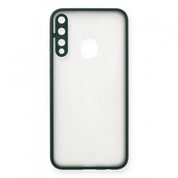 Huawei P40 Lite E Kılıf Arkası Buzlu Montreal Silikon Kapak - 7