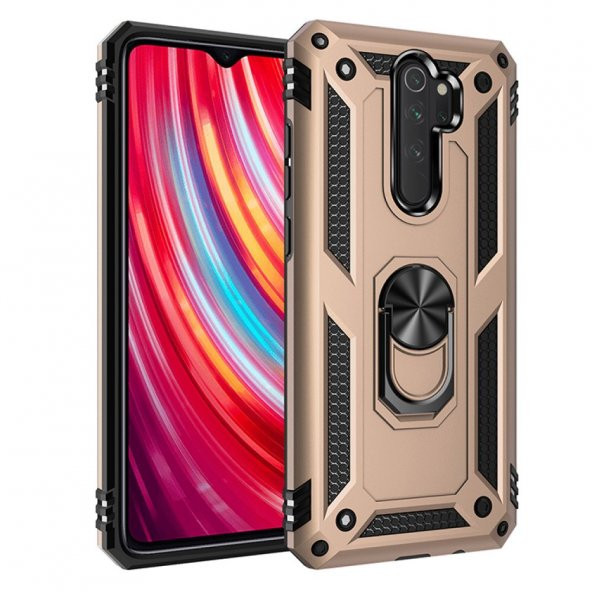 Xiaomi Redmi Note 8 Pro Kılıf Sofya Yüzüklü Korumalı Kılıf - 5