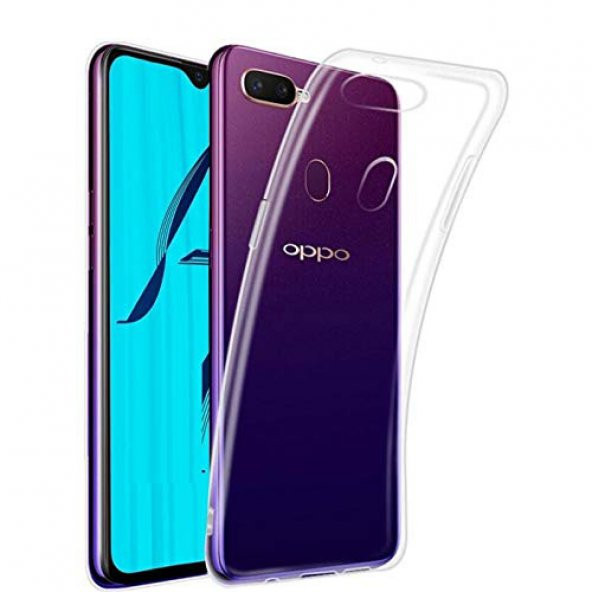 Oppo AX7 Kılıf Lüx Şeffaf Silikon Kılıf Yüksek Koruma