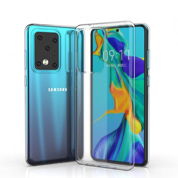 Samsung Galaxy S20 Ultra Kılıf Lüx Şeffaf Silikon Kılıf