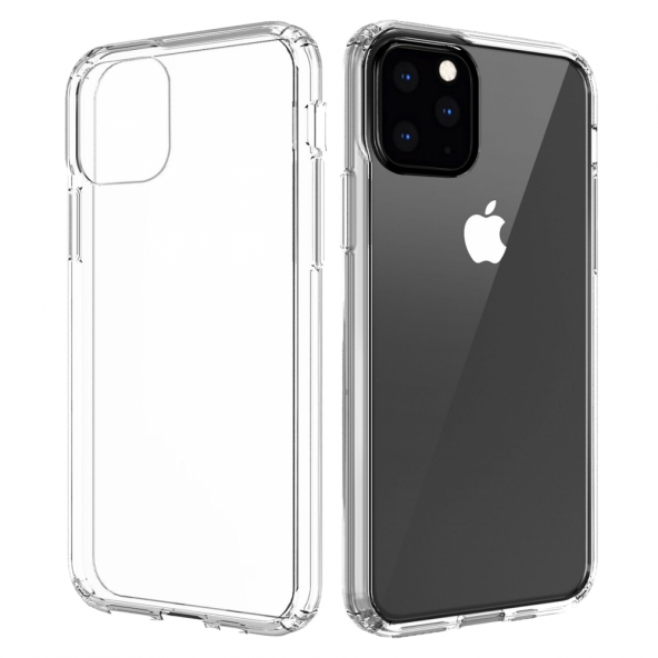 Apple iPhone 11 Kılıf Lüx Kamera Korumalı Şeffaf Silikon Kılıf