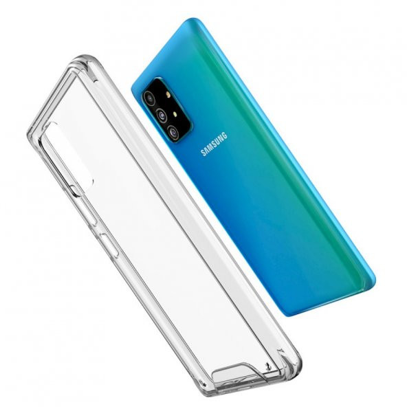 Samsung Galaxy S10 Lite Kılıf Lüx Şeffaf Silikon Kılıf