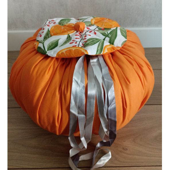 Ayşemce yoğurt,hamur mayalama tulumu turuncu balkabağı görünümlü