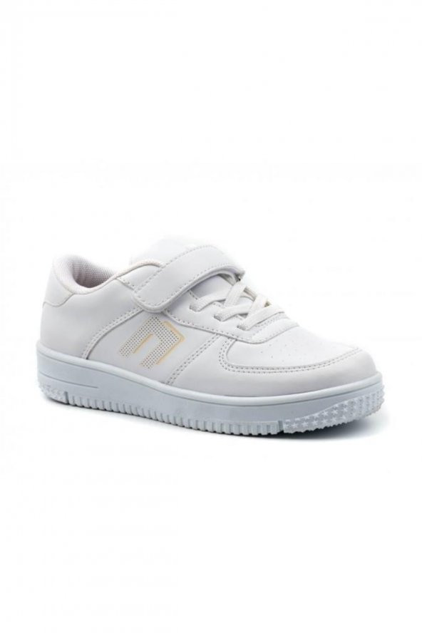 Pekin Unisex Çocuk Günlük Sneaker Spor Ayakkabı Beyaz