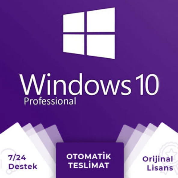 Windows 10 Pro Türkçe 64 bit TR Lisans Key