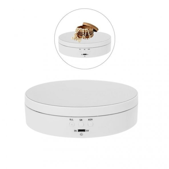 Vitrin ve Ürün Çekimi için 360° Dönen Aynalı Sunum Standı 6 KG - 3