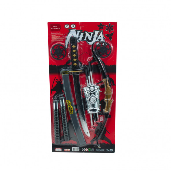 Ninja Seti Kılıc Süper Oyun Seti 9 Parça