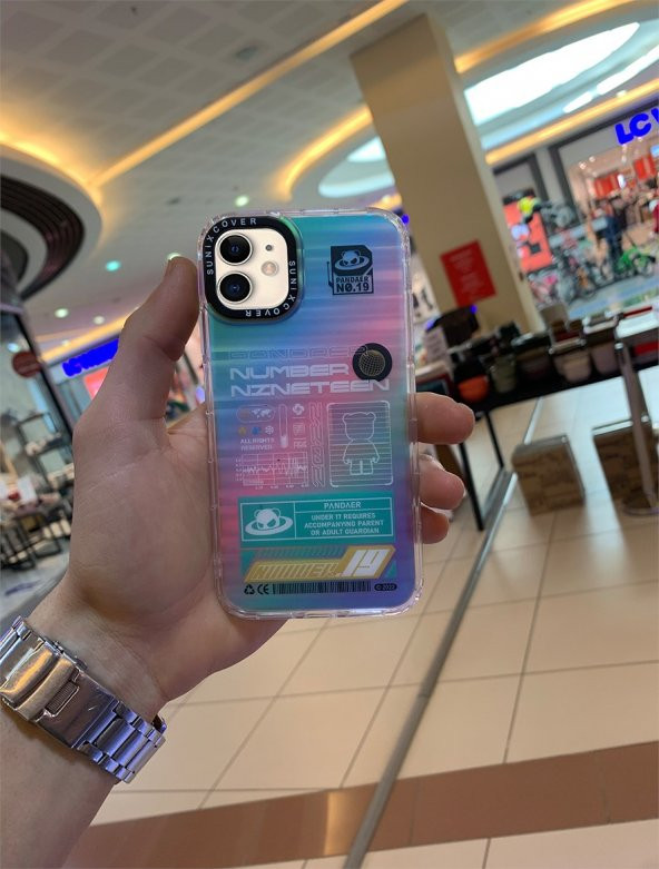 İphone 13 Pro Max - Hologramlı - Çok Renkli - Summer Cover ürün görseli
