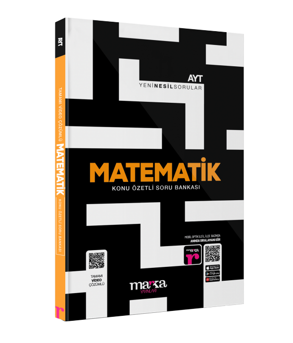 Marka Yayınları AYT Matematik Konu Özetli Yeni Nesil Soru Bankası Tamamı Video Çözümlü