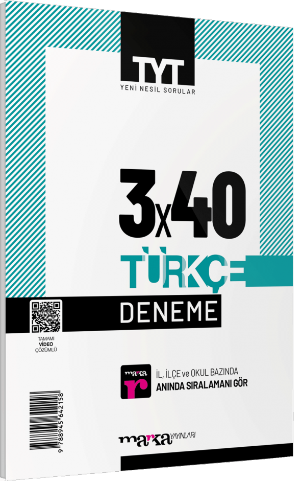 Marka Yayınları 2023 TYT Türkçe 3 x 40 Deneme