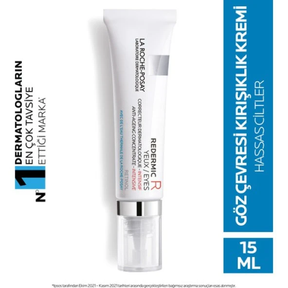 La Roche-Posay Redermic R Yeux Göz Bakım Kremi Retinol İçeren 15Ml