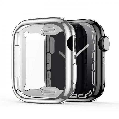 Coofbe Apple Watch 41mm Full Kaplama Silikon Kılıf, Apple Watch 2-3-4-5-6-7-8 ve SE Uyumlu Kılıf - 7